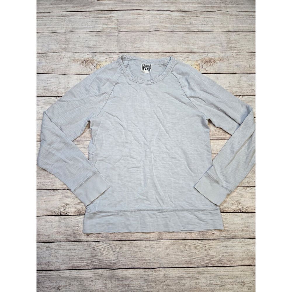 Converse One Star‎ Men's Small Shirt Gray Long Raglan Sleeve crew Neck